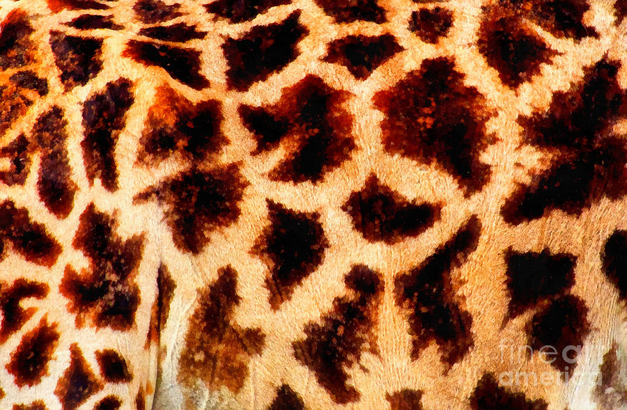 Giraffe texture Painting by Vincent Monozlay