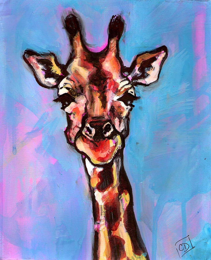 Giraffeepoo Painting by Charis DeRemer Derry | Fine Art America