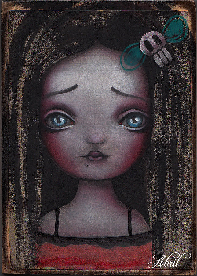 Girl #2 Painting by Abril Andrade