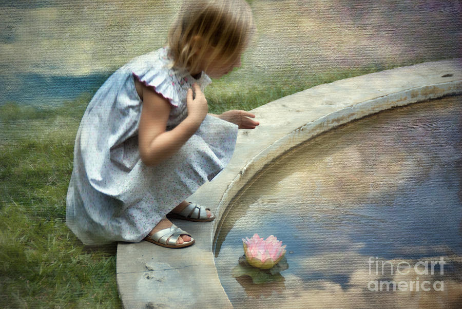 Girl at the Pond Photograph by Norma Warden