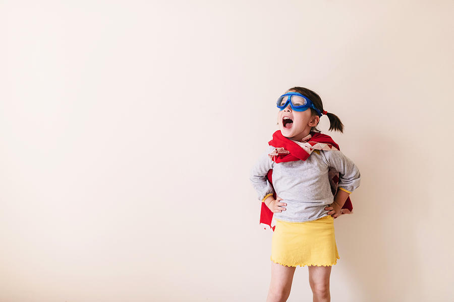 Girl dressed as a superhero Photograph by Elizabethsalleebauer