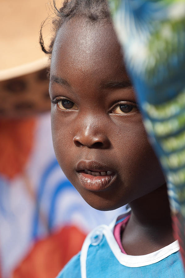 Girl from Keur Simbara Village Senegal Photograph by Judith Barath