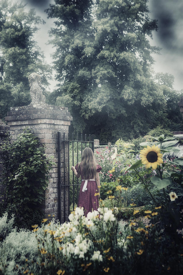 Garden Photograph - Girl In Gardens by Joana Kruse