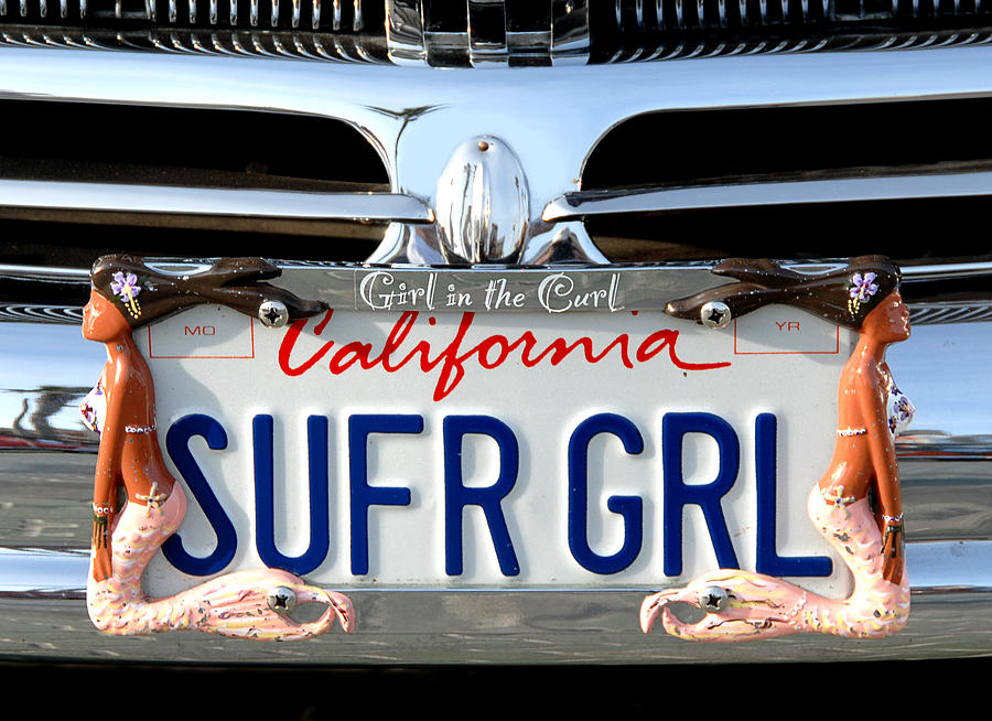Huntington Beach Photograph - Girl in the Curl by Ron Regalado