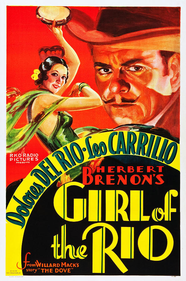Movie Photograph - Girl Of The Rio, Us Poster, From Left by Everett