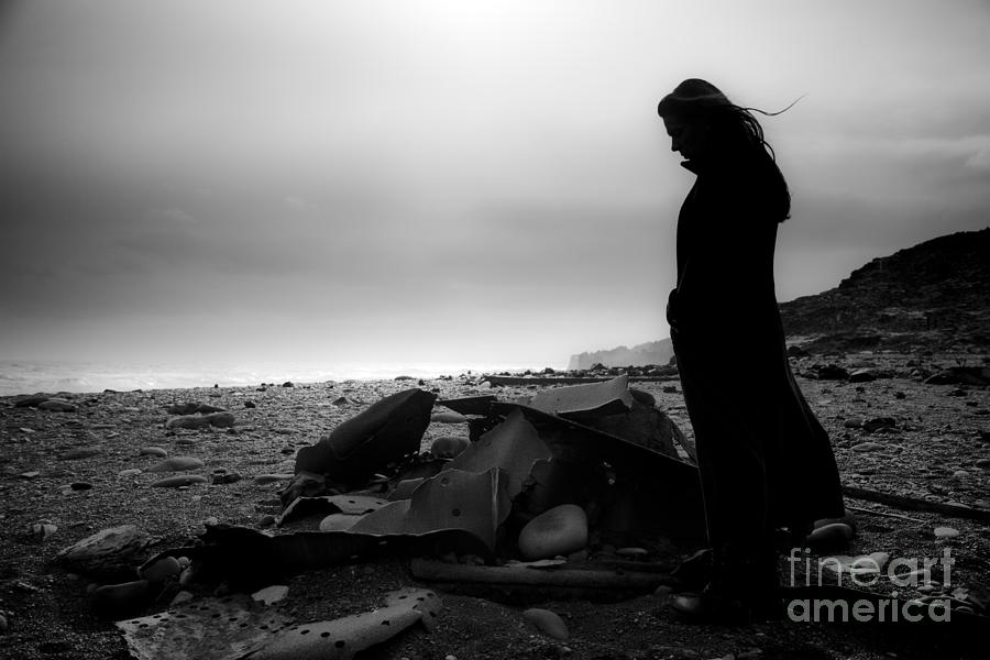 Girl on the Beach Photograph by Gunnar Orn Arnason