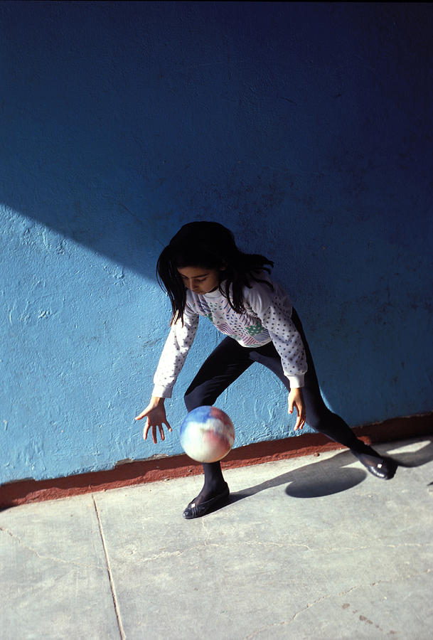 Girl Playing Ball Photograph By Mark Goebel Fine Art America 9528