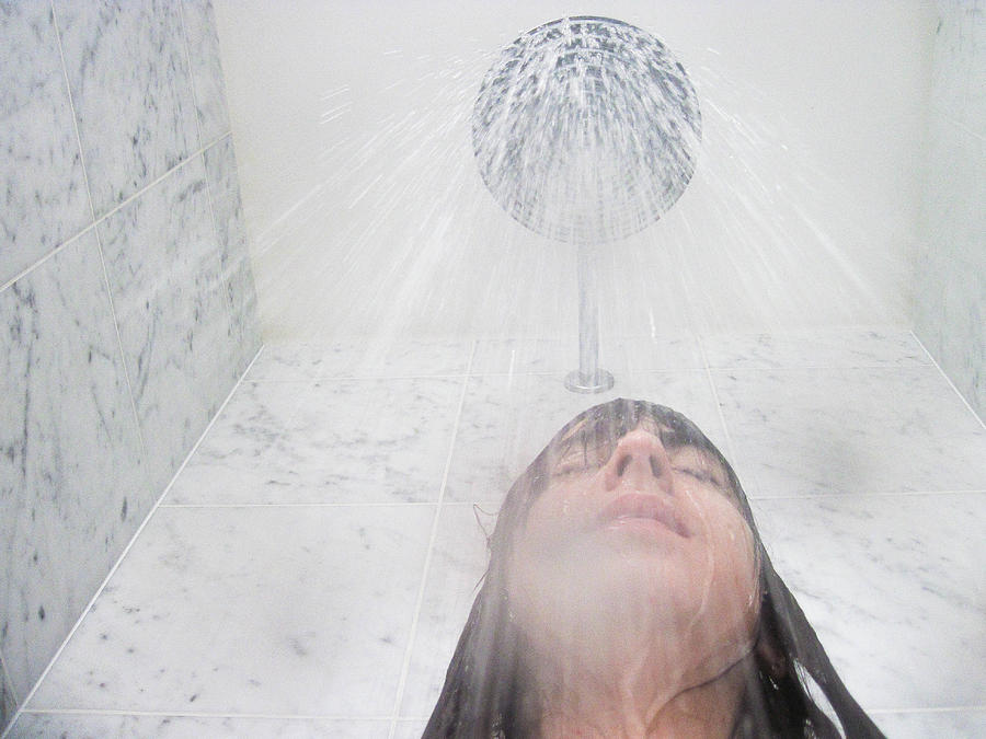Girl Showering Photograph by Camila Massu