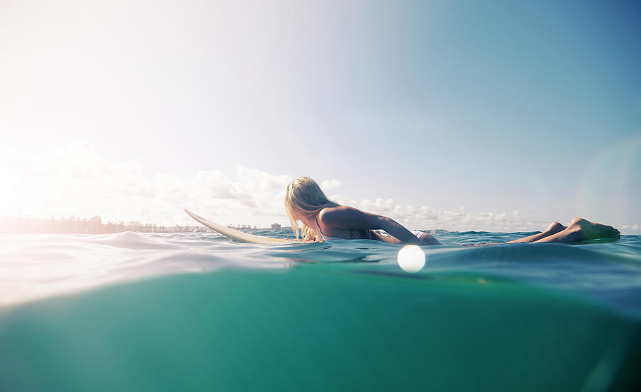 Girl Surfer Photograph by Mark Mawson
