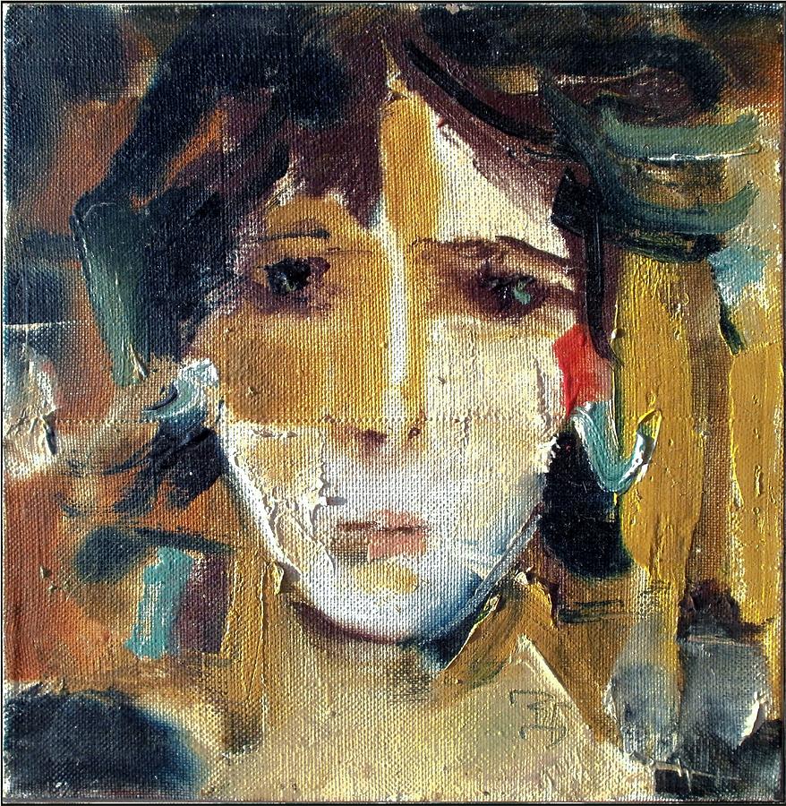 Portrait Painting - Girl by Vladislav Babarov