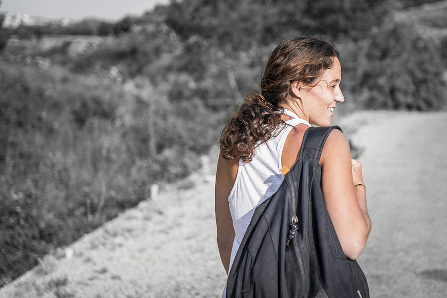 Girl Walking Photograph by Jorge Bras | Fine Art America