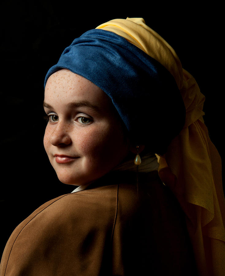 Girl with a pearl earring Photograph by Levin Rodriguez