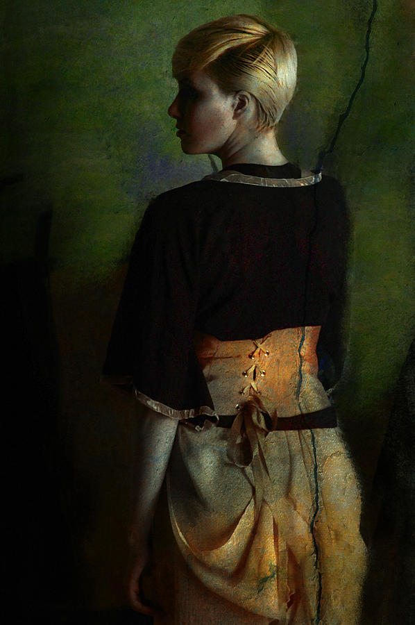 John Singer Sargent Photograph - Girl with Green background by Jeff Burgess