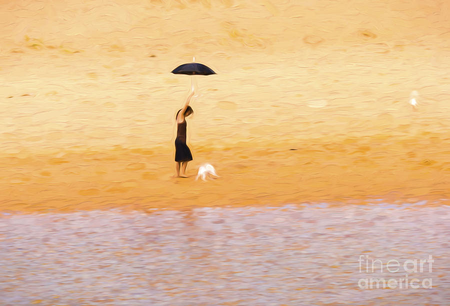 Girl with the black umbrella Photograph by Sheila Smart Fine Art Photography