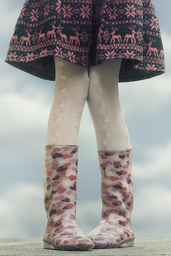 Girl With Wellies Photograph by Joana Kruse