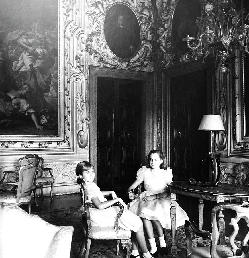 Girls In The Palazzo Barbaro Photograph by Horst P. Horst