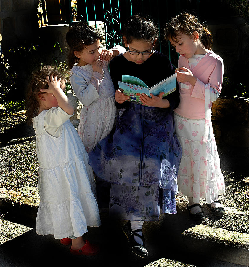 Girls on Shabbat Photograph by Patrick Boening