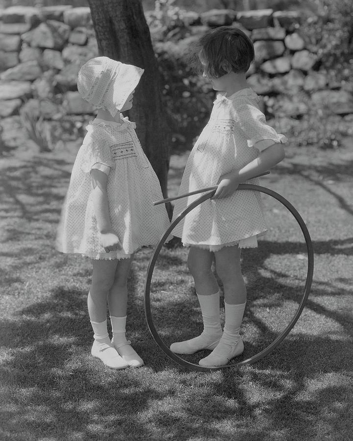 Girls Wearing Dresses Photograph by Edward Steichen