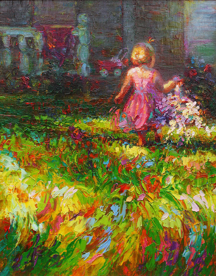 Flower Painting - Girls will be Girls by Talya Johnson