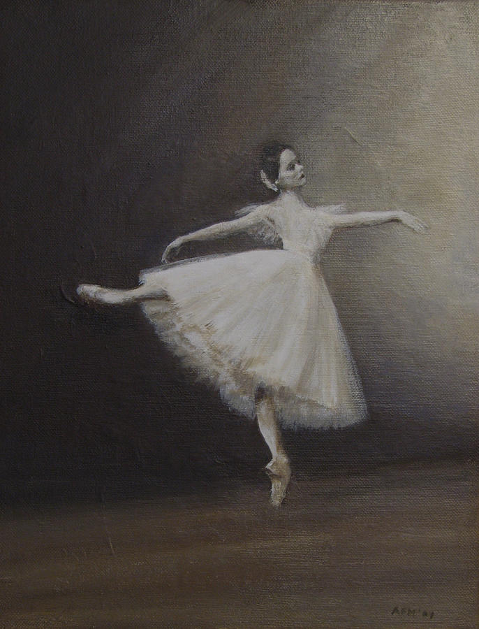 Giselle Painting - Giselle by Anne F Marshall