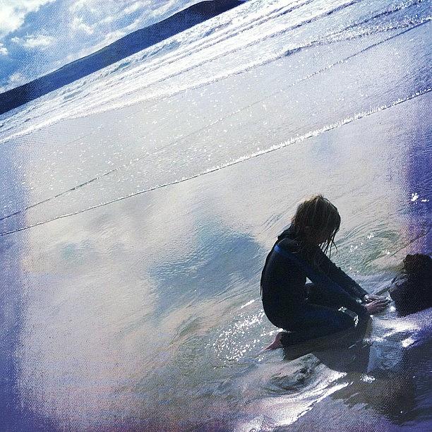 Nature Photograph - Give A #child Some #sand And #water by Daniela Leach