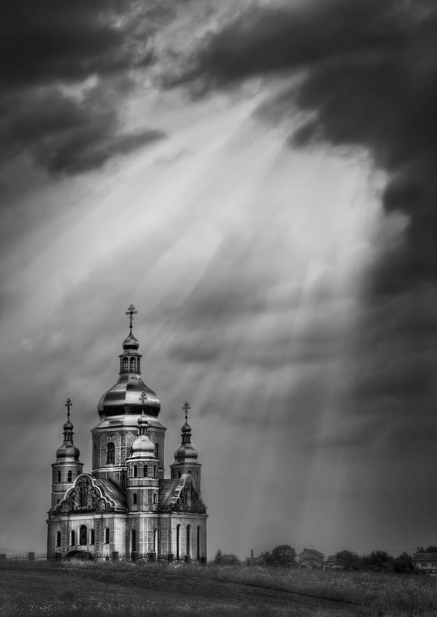 Church Photograph - Give Me a Sign by Evelina Kremsdorf