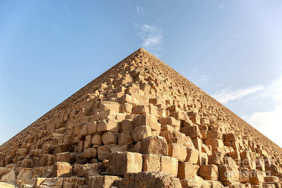 Giza pyramid detail Photograph by Jane Rix