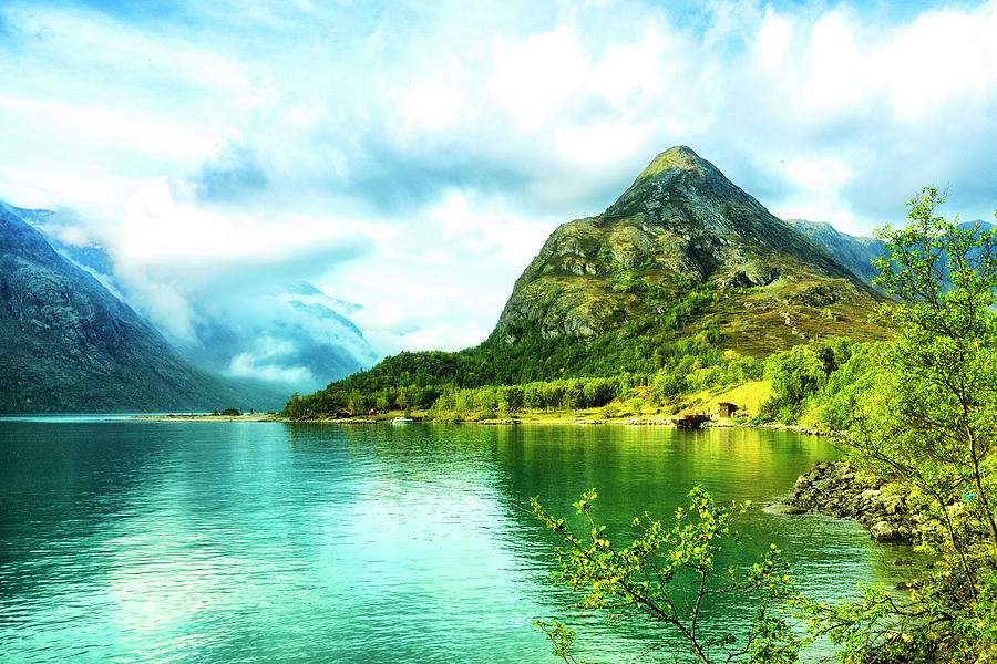 Gjende Mountain Lake In Jotunheimen by Audun Bakke Andersen