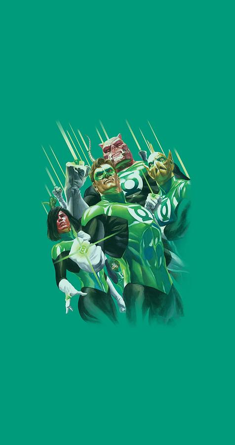 Green Lantern Digital Art - Gl - Power Of The Rings by Brand A