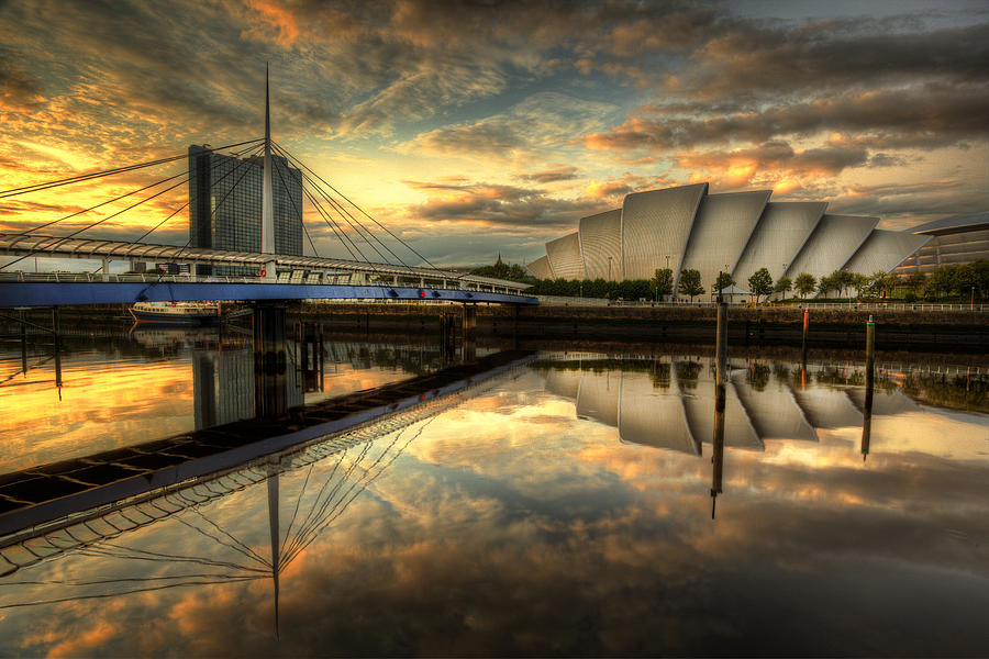 Glasgow at Night Photograph by Karen Crawford - Fine Art America