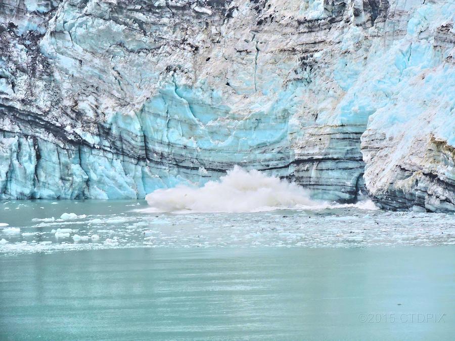 Glacial Calving Photograph by Christopher Duncan - Pixels