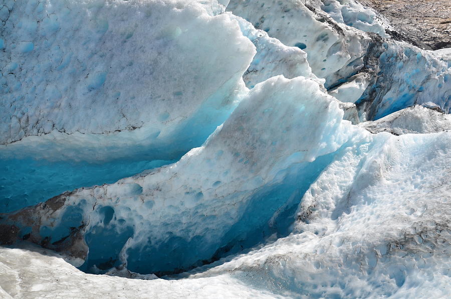 Glacial ice Photograph by Jeff Chase - Fine Art America