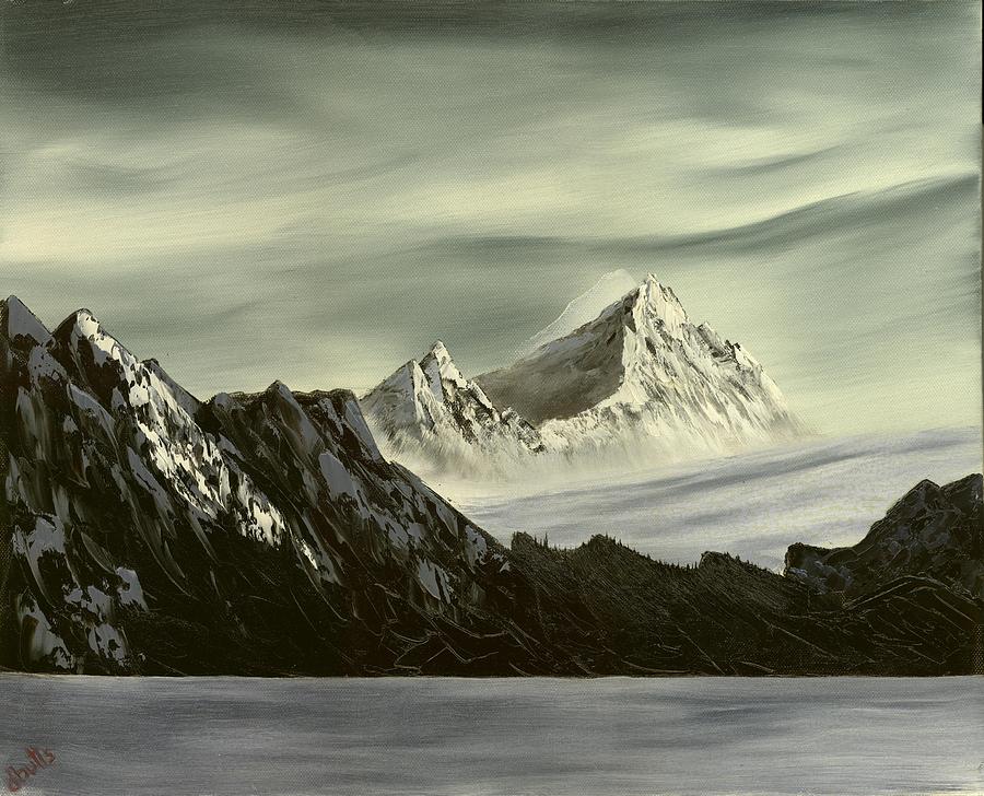 Glacial Peaks Painting by Deborah Butts