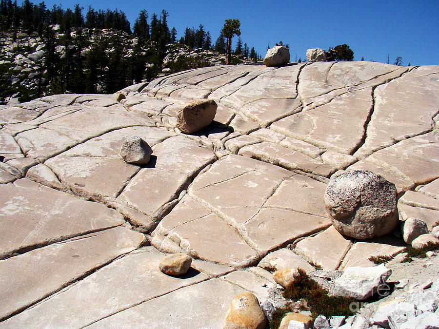 Yosemite National Park Photograph - Glacial remains at Yosemite by Eva Kato