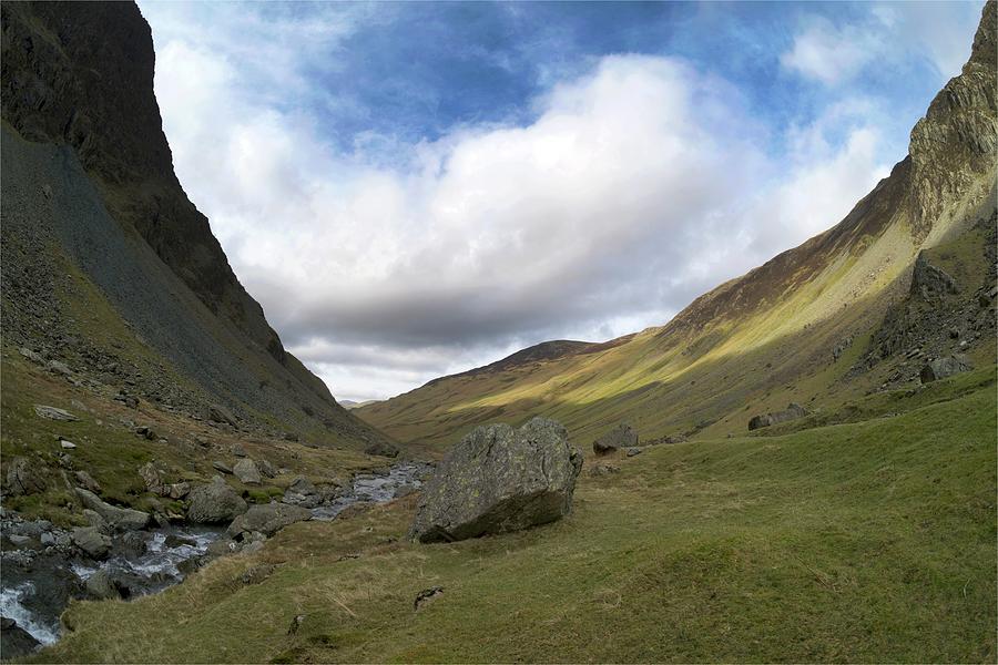 Glacial Valley At Honister Pass Photograph by Sinclair Stammers