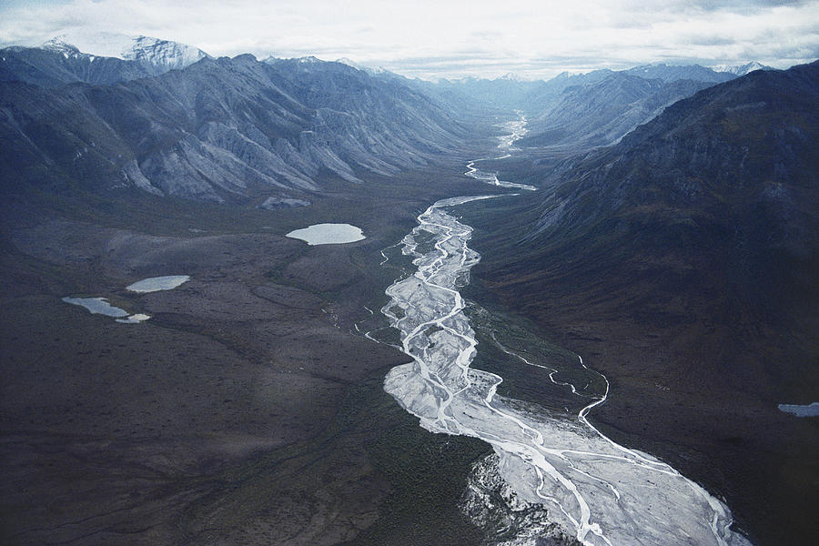 Glacial Valley In Alaska Photograph by Carleton Ray