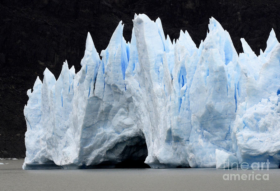 Glaciar Grey Patagonia Chile 3 Photograph by Bob Christopher