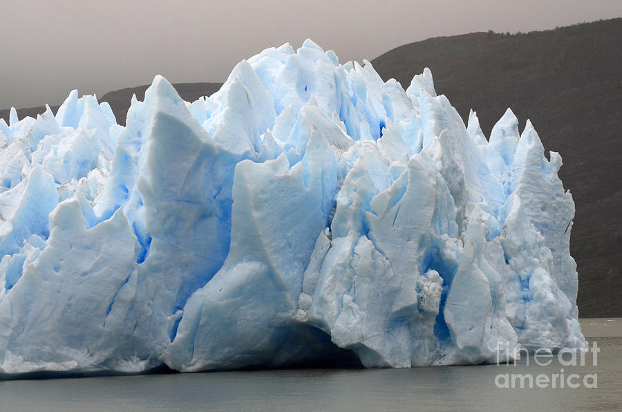 Glaciar Grey Patagonia Chile 4 Photograph by Bob Christopher