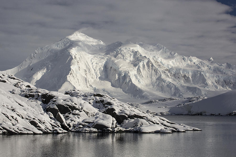 Glaciated Peaks Anvers Isl Antarctica Photograph by Matthias  Breiter