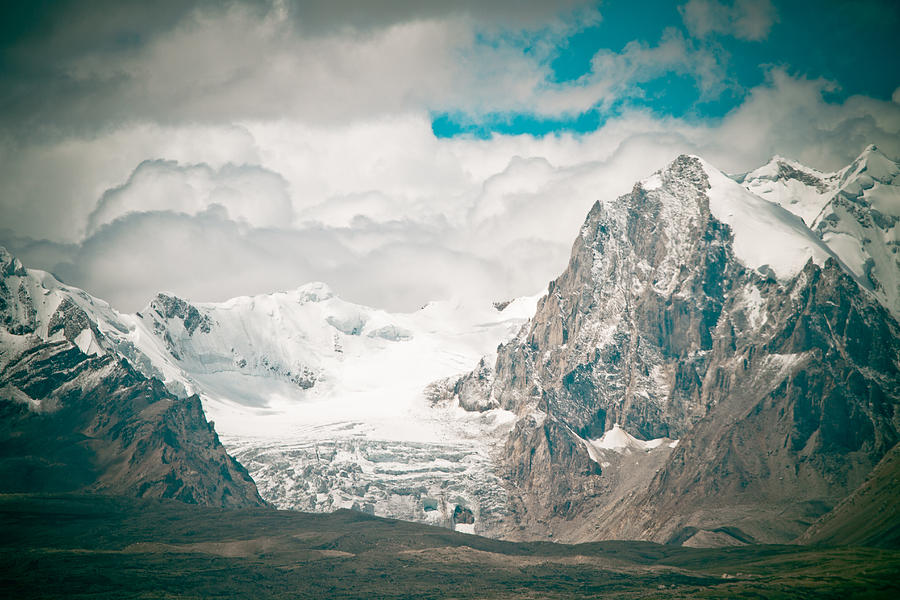 Glacier in Himalaya Range  Photograph by Raimond Klavins