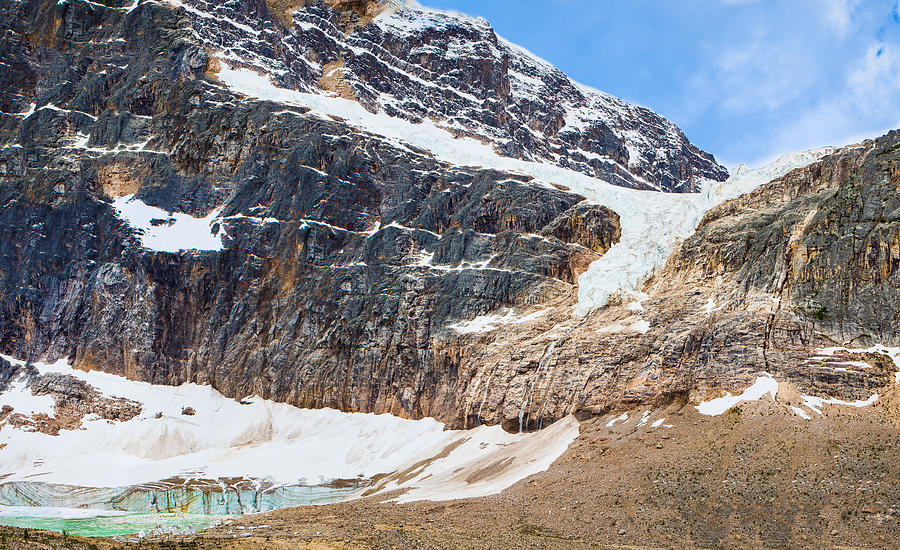 Glacier in Jasper National Park Photograph by Ami Parikh