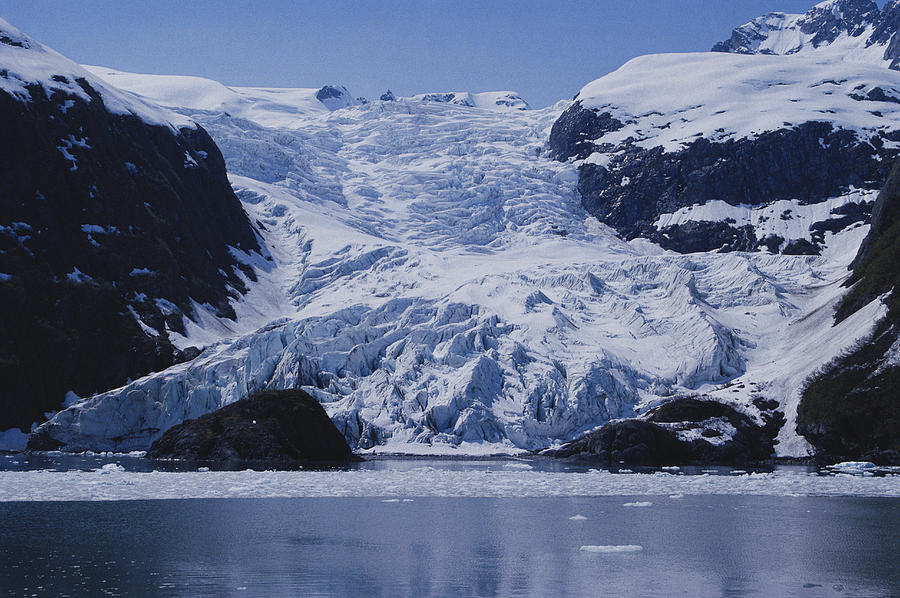 Glacier In Kenai Fjords Photograph by Betty B. Derig