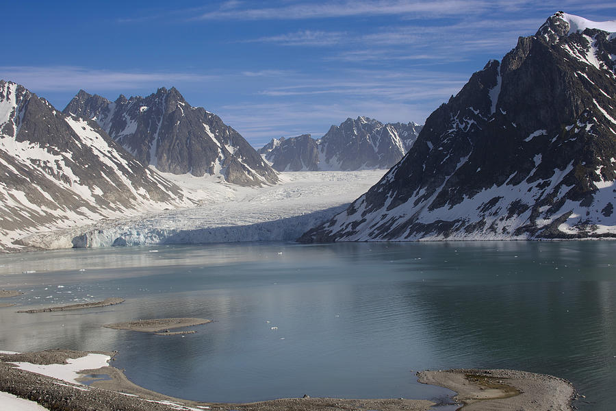 Blue Ice Flow by Pamela J Reynolds