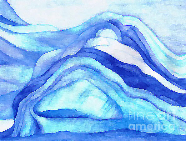 Glacier Painting by Lynellen Nielsen