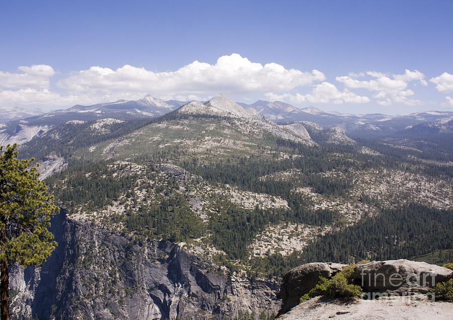 Yosemite National Park Photograph - Glacier Point Overlook  by Chris Berry
