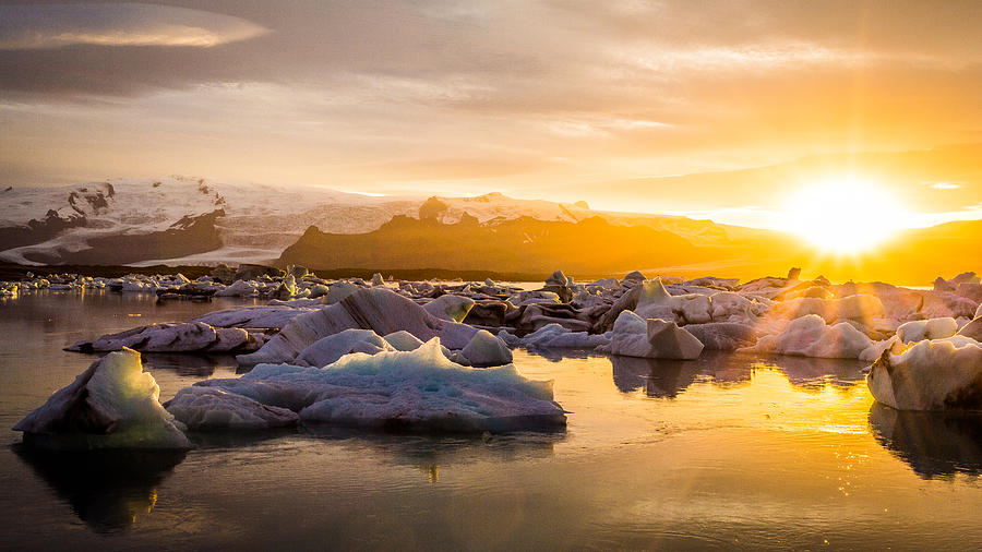 Glacier Sunset Photograph by Francesco Riccardo Iacomino
