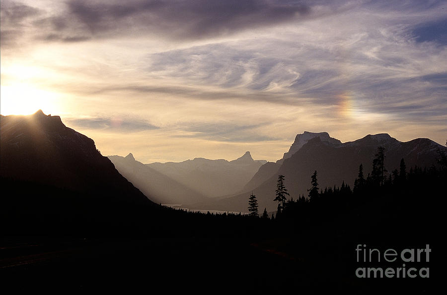 Glacier National Park Photograph - Glacier Sunset by Sharon Elliott