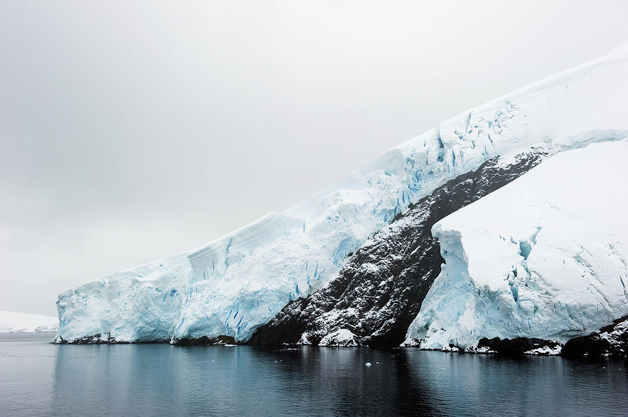 Glaciers Along The Coast Of The Souther Photograph by Jim Julien / Design Pics