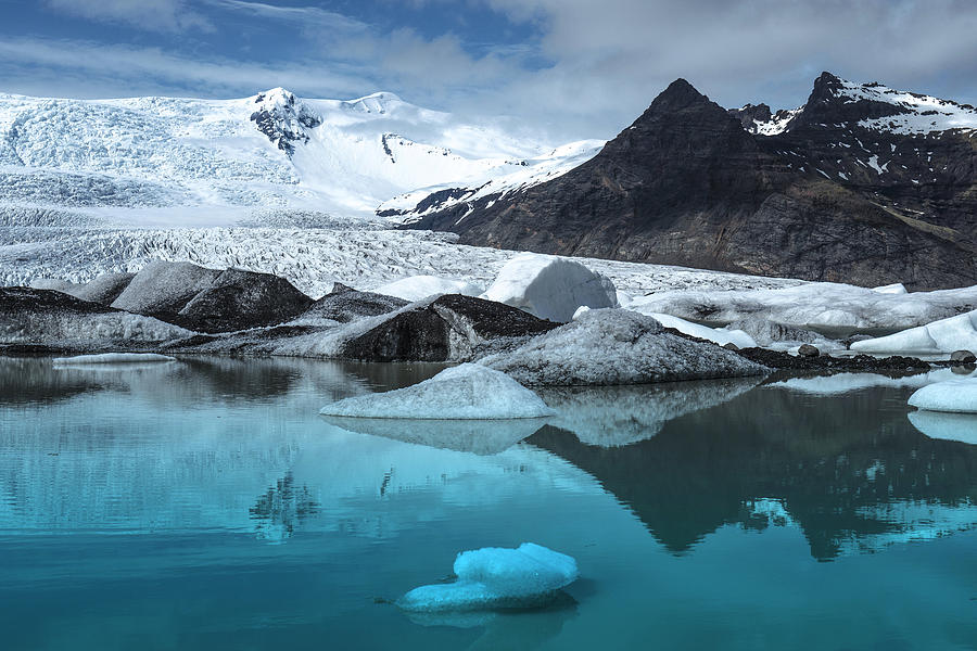 Glaciers And Mountain Peaks Photograph by Lillian Molstad Andresen ...