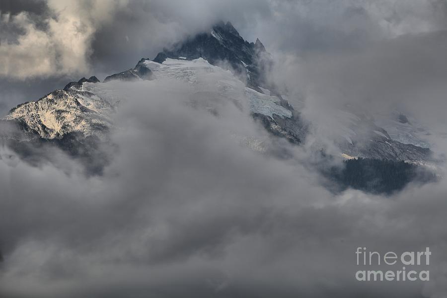 Glaciers And Peaks Through The Clouds Photograph by Adam Jewell